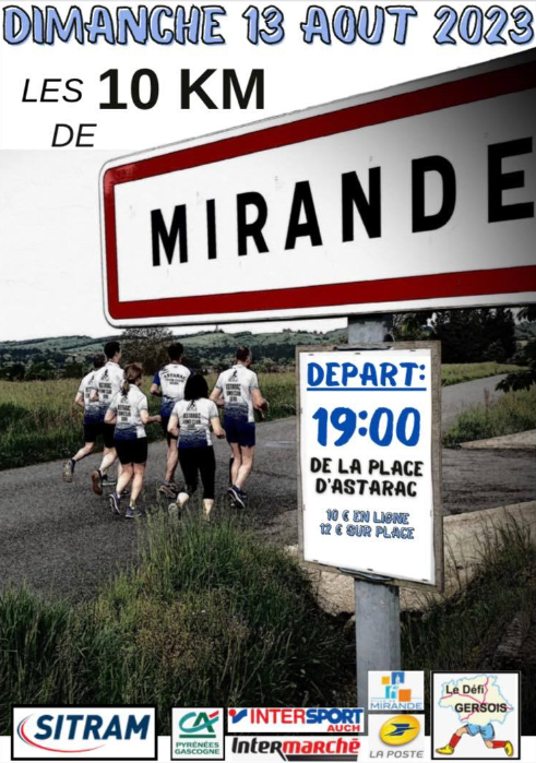 Affiche Mirande 2023